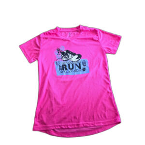 Greenlayer Athletic Resolution Run to Kick Performance Tee - Hot Pink LG